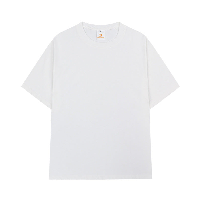 Drop Shoulder Loose Streetwear Custom Puff Printing Short Sleeve Oversized Fashion Heat Transfers for T-shirts