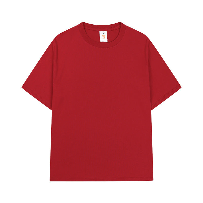 Men Tshirts High Quality Heavyweight 270g Earth Toned Loose Sleeved Short Sleeved Shirt with Dropped Shoulders Streetwear
