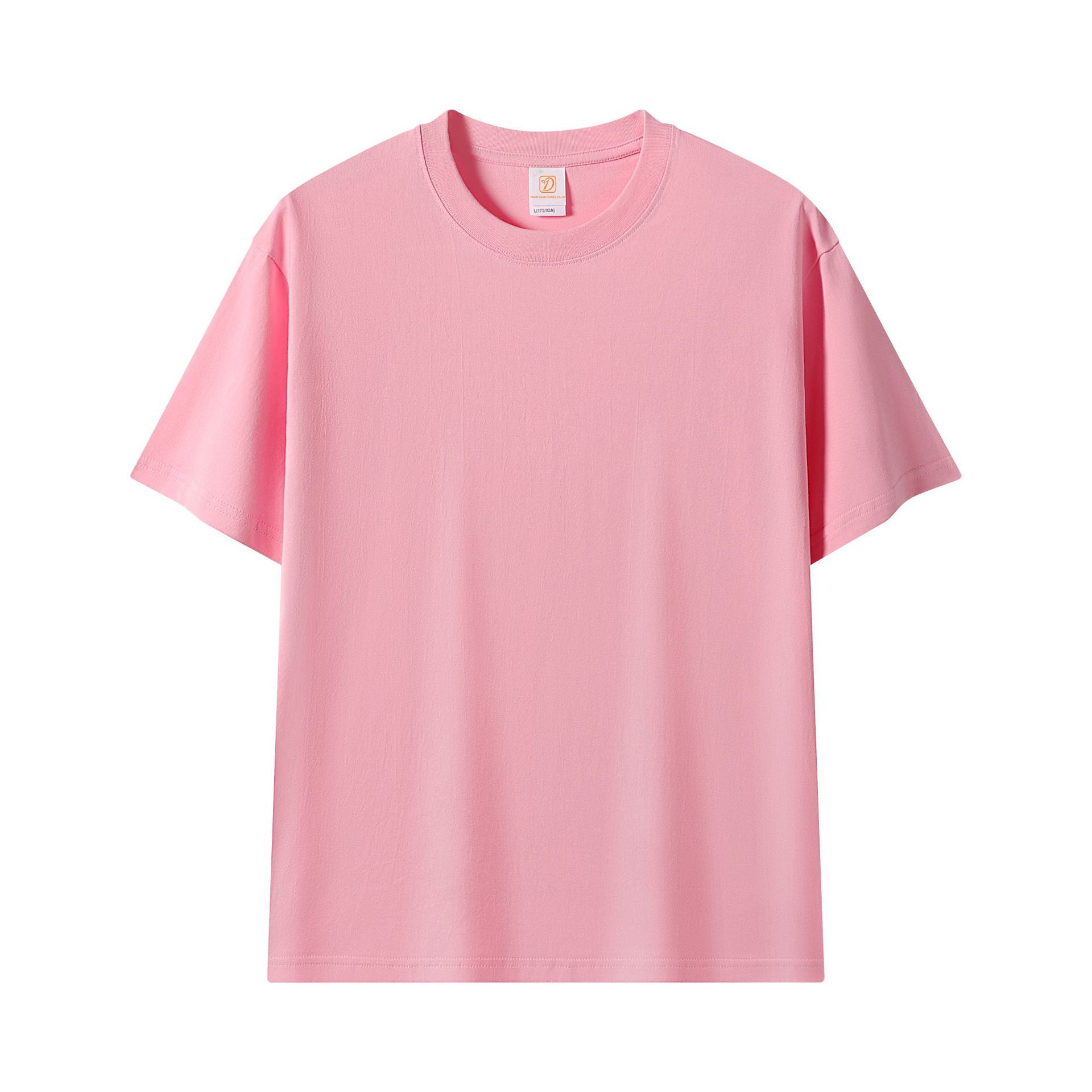 Custom t Shirt Kids High Quality 100% Cotton Round Neck Streetwear Short Sleeve Pure Color Children's Dtf Transfers for t Shirts