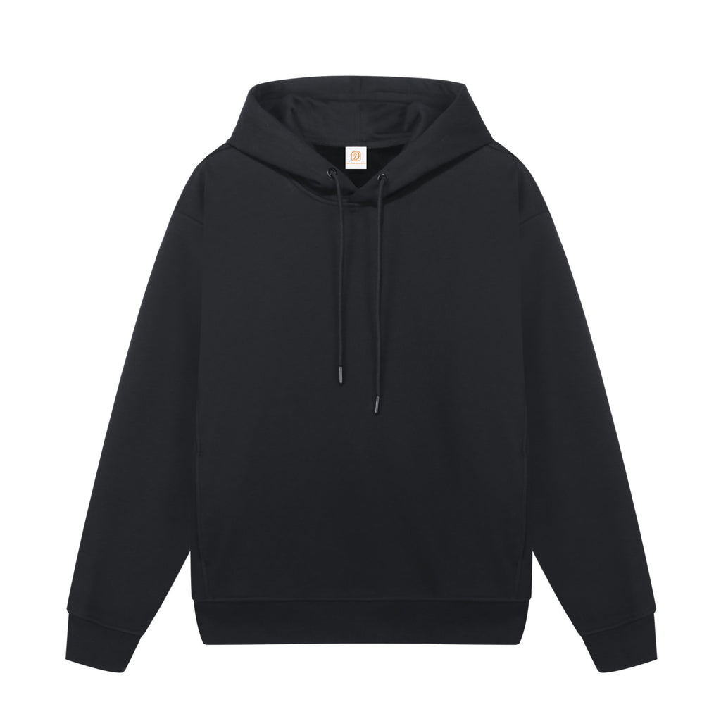 600G Heavyweight Hoodie Wholesale Sublimation Fleece Drop Shoulder Thick High Quality Patchwork Pure Color Winter Hoodies Men