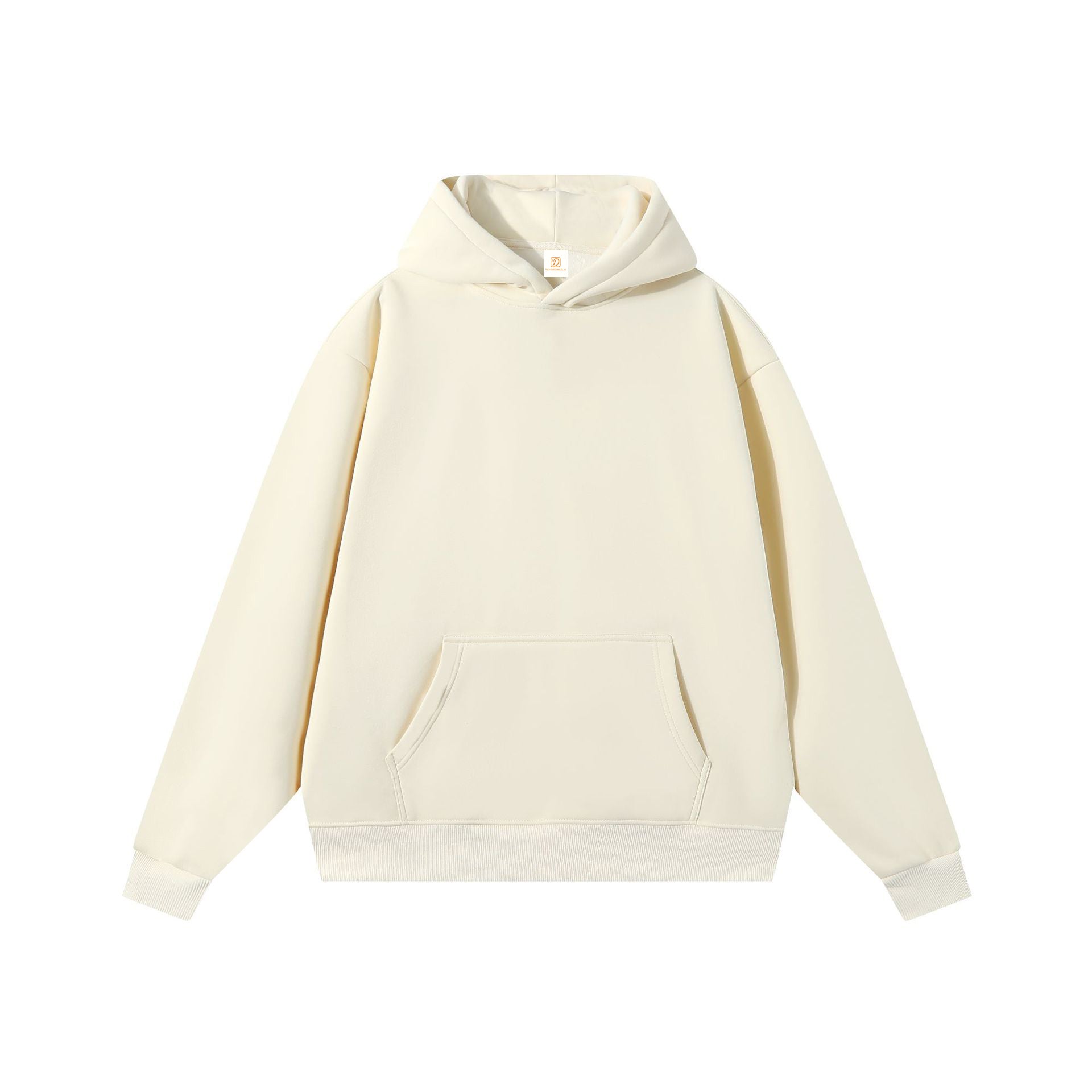 Wholesale Custom Hoodies Black High Quality Streetwear Oversized Fleece Drop Shoulder Distressed Screen Printed Men's Hoodies