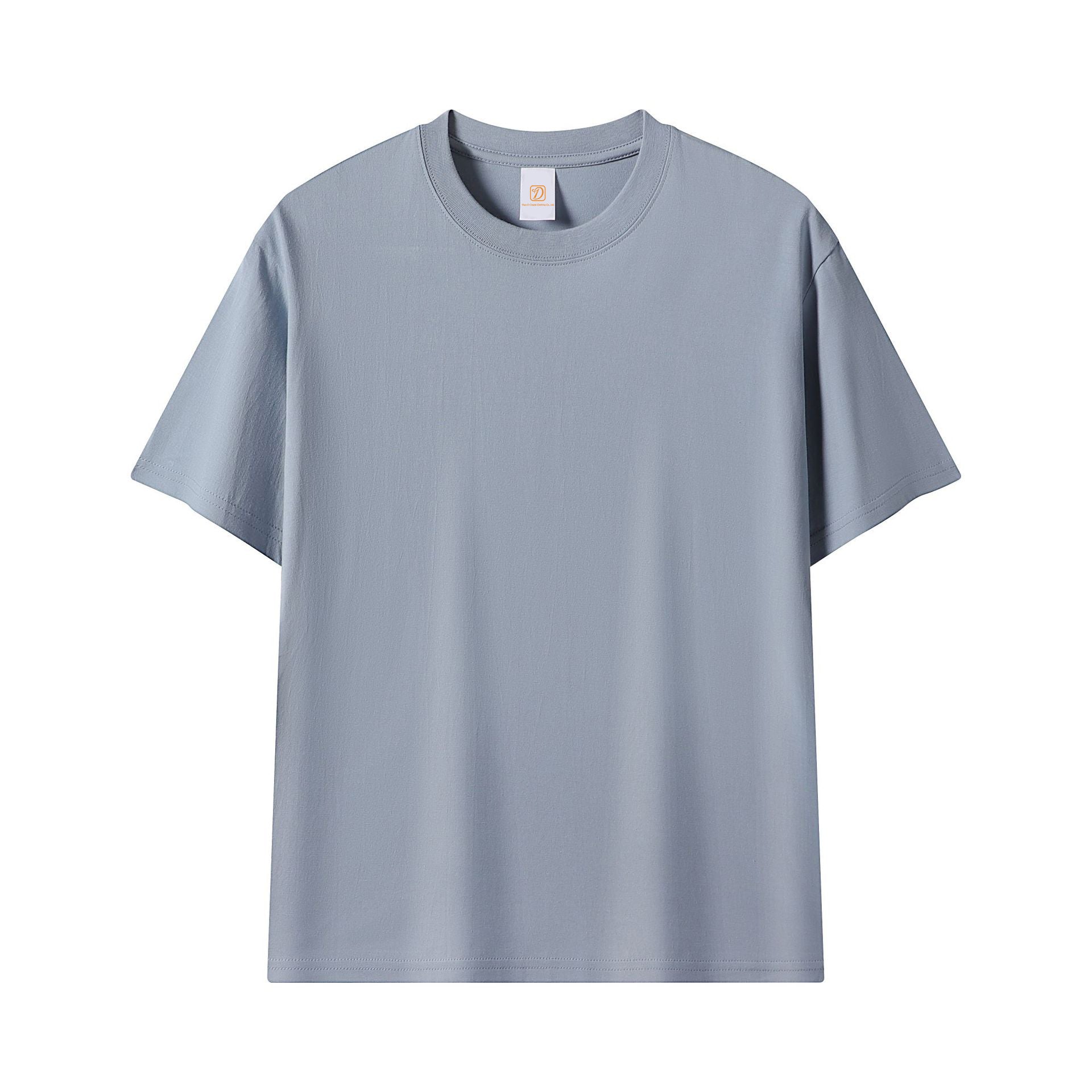 Men's T-shirts 2026 Summer New Design Custom High Quality Casual Heavy Cotton Fashion Loose Pure Color Plain T-shirts