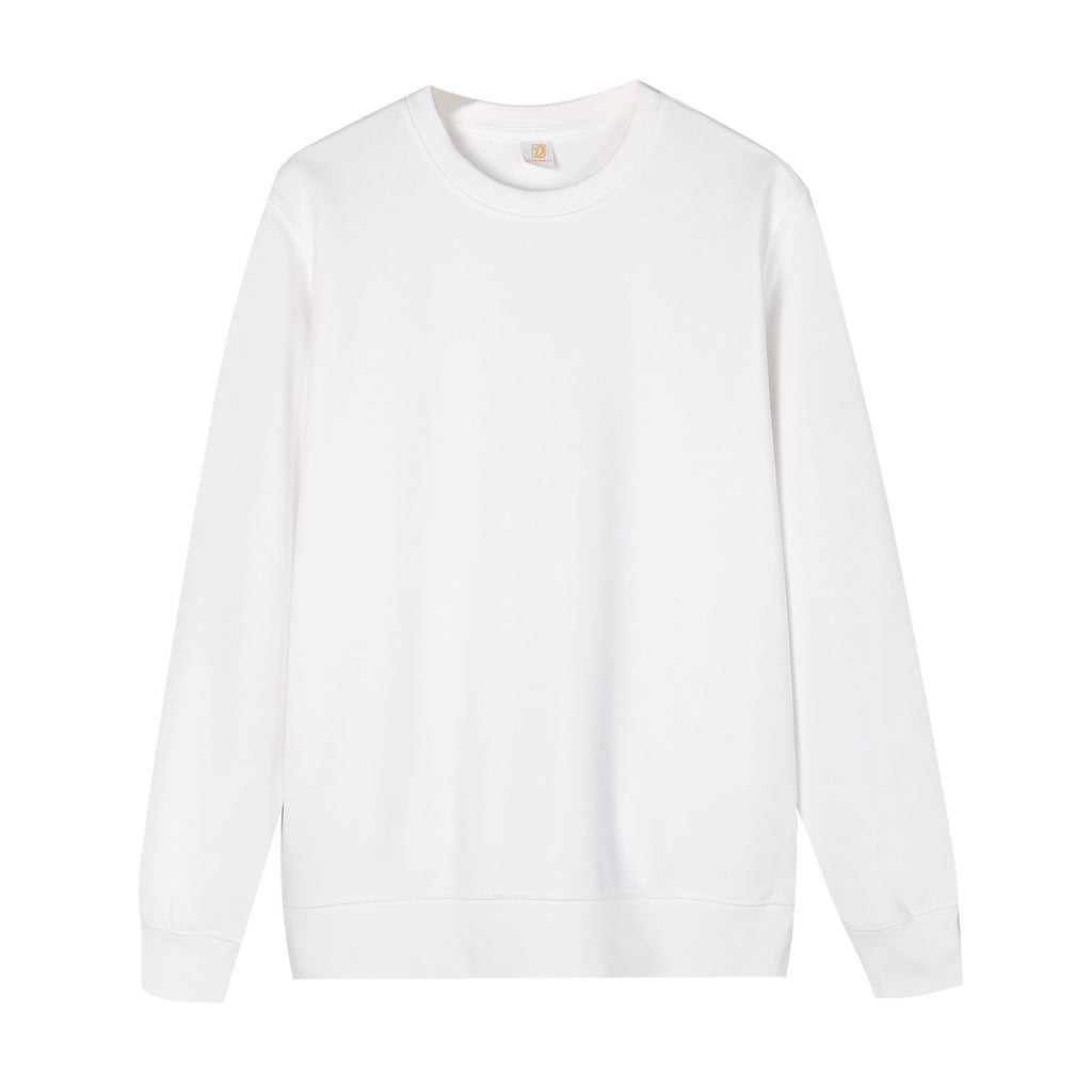Loose Round Neck Custom Terry Heavyweight Blank Pullover Polyester and Cotton High Quality Screen Printed Hoodie