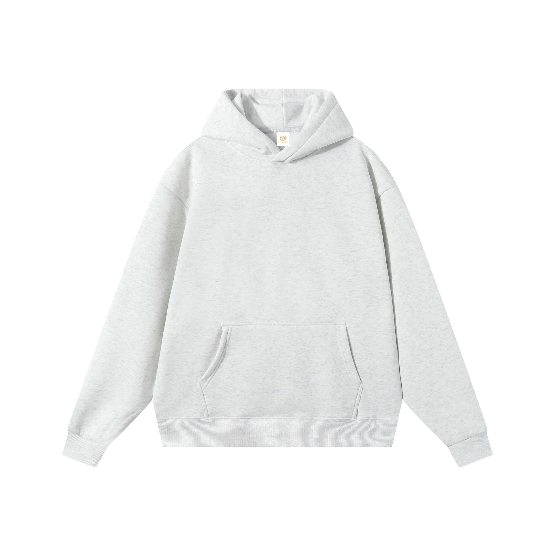 Wholesale Custom Hoodies Black High Quality Streetwear Oversized Fleece Drop Shoulder Distressed Screen Printed Men's Hoodies
