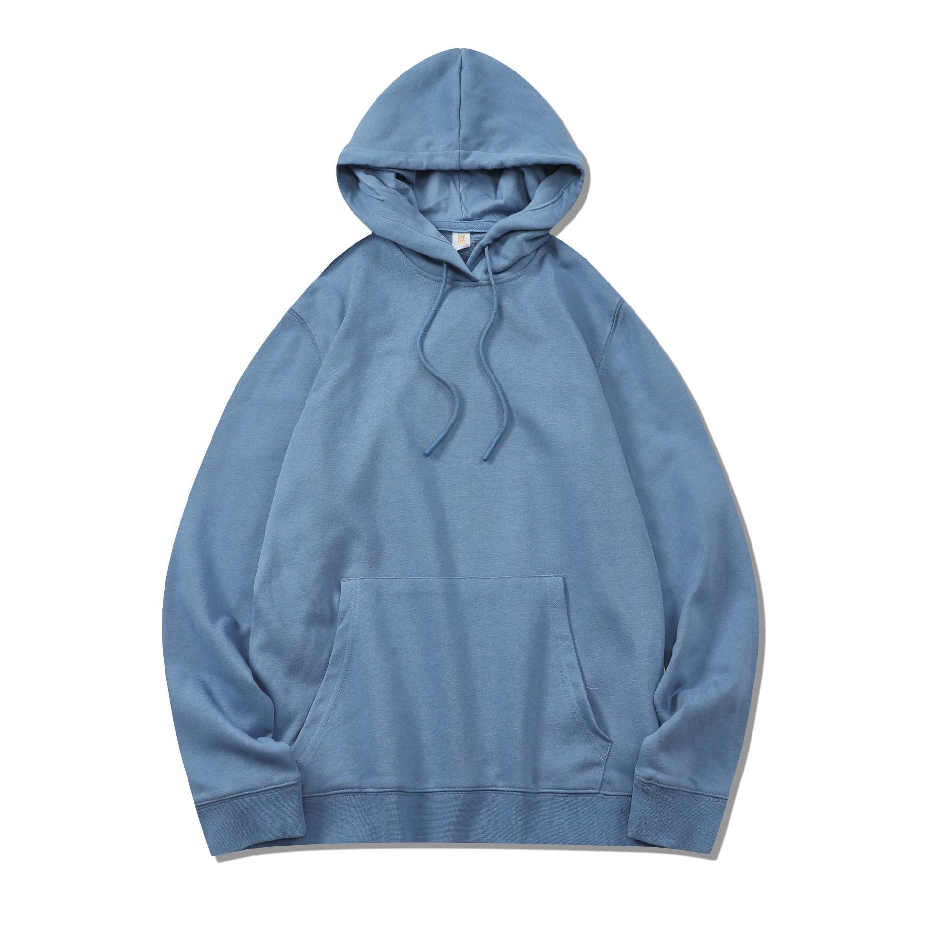 2025 New Mens 100% Cotton 500gsm Blank Oversized Men's Hoodies Custom Puff Printing Logo Plus Size Unisex Pullover Hoodie