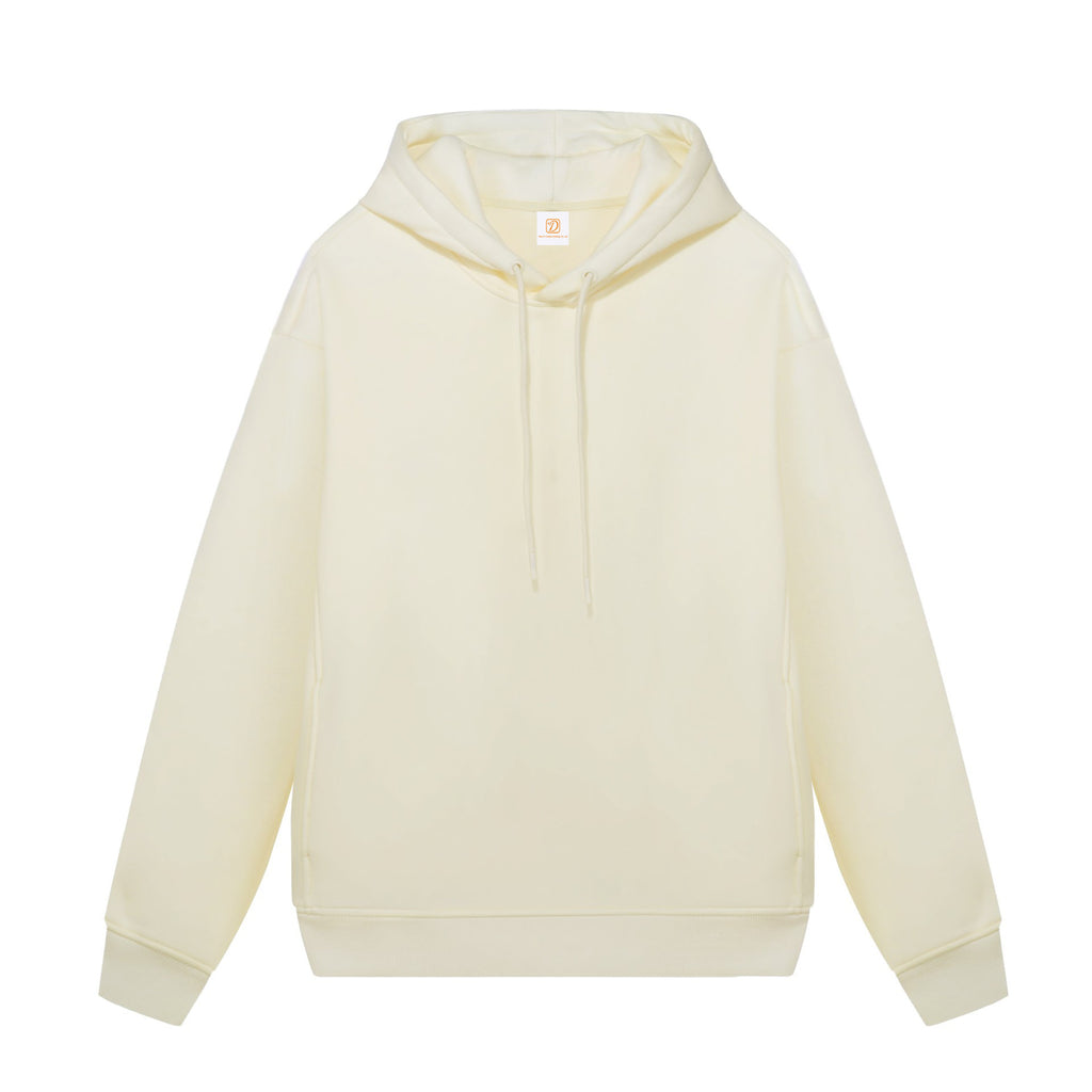 600G Heavyweight Loose Fleece Blank Pullover Custom Streetwear Puff Print Drop Shoulder Blank Hoodies High Quality