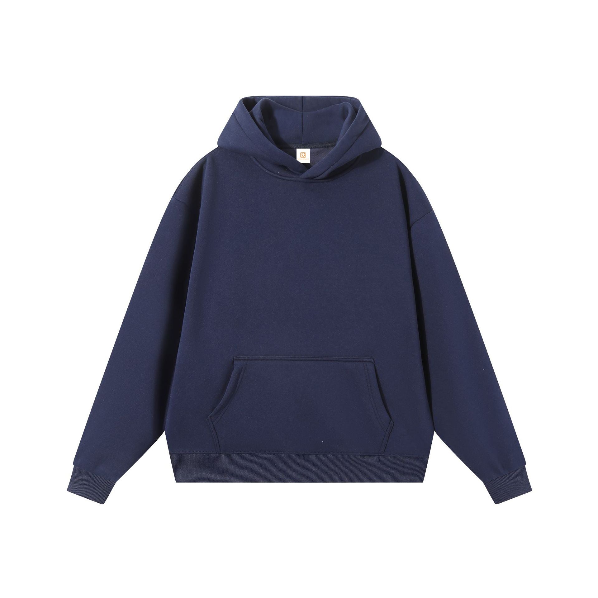 Hot Selling Heavyweight Hoodie Custom Fleece Fashion Casual High Quality Distressed Embroidery Blank Pure Color Hoodie Wholesale