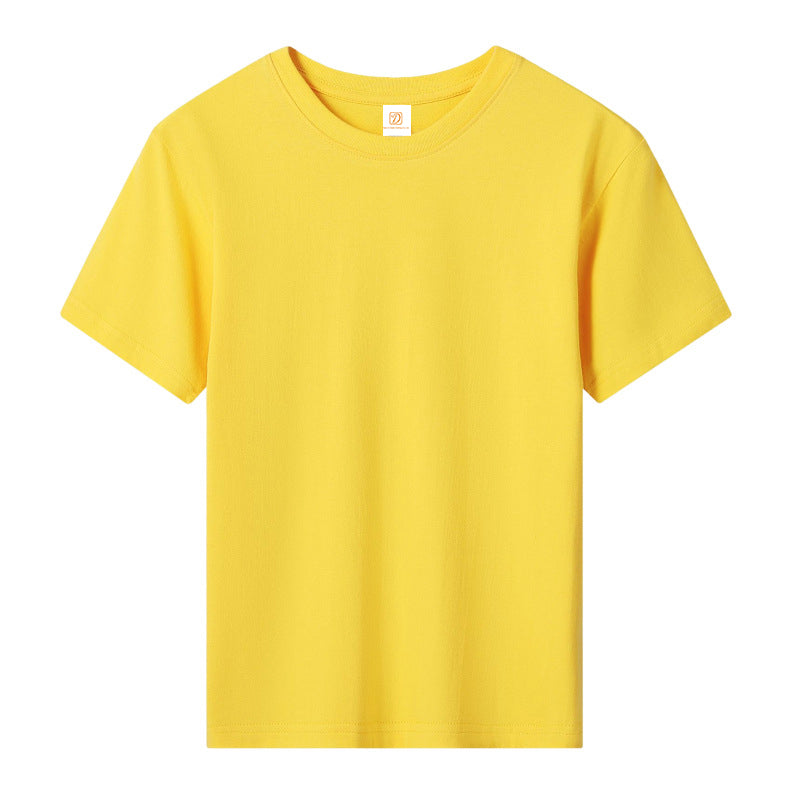 Kids T-shirt High Quality Sublimation Heavy Cotton Round Neck Streetwear High Quality Wholesale Puff Printing Children's T-shirt