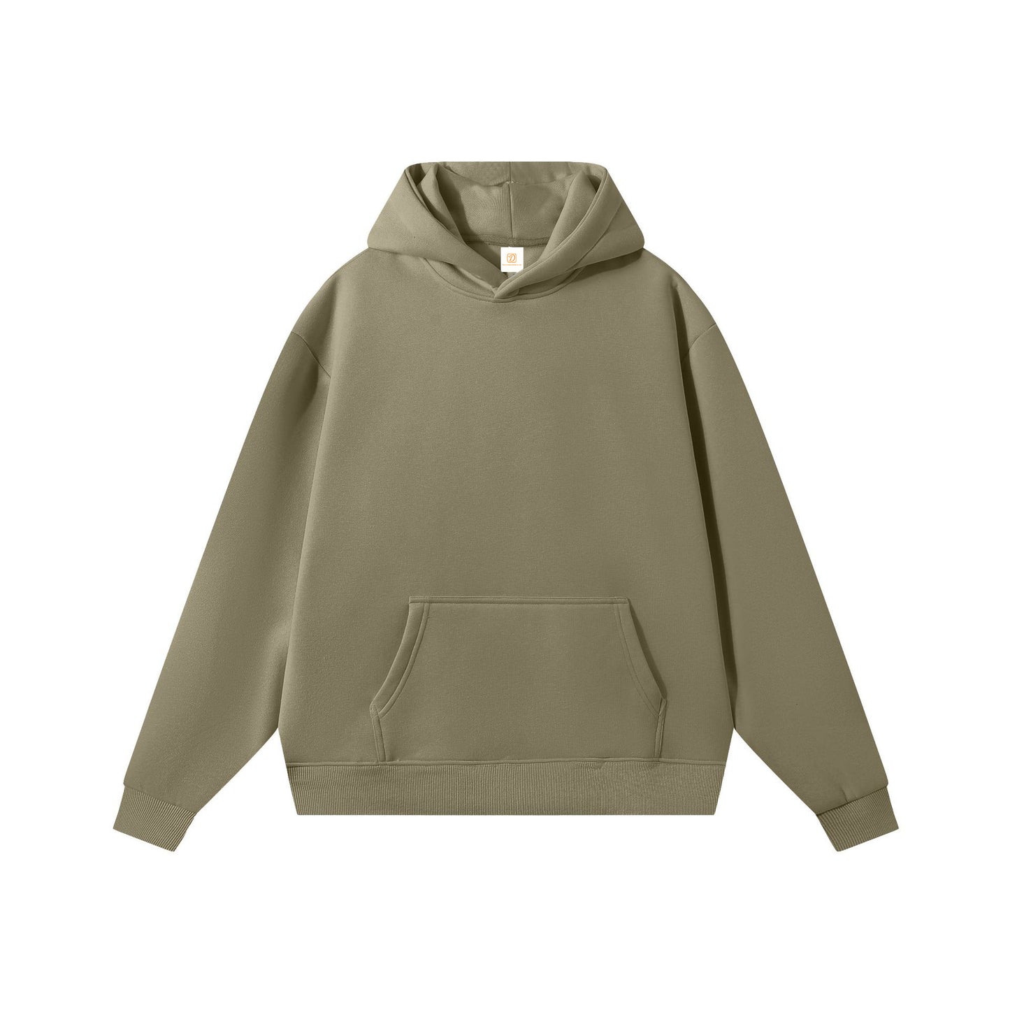 Men's Hoodies & Sweatshirts Custom High Quality Blank Pure Color Drop Shoulder Puff Printing Wholesale Streetwear Plain Hoodies