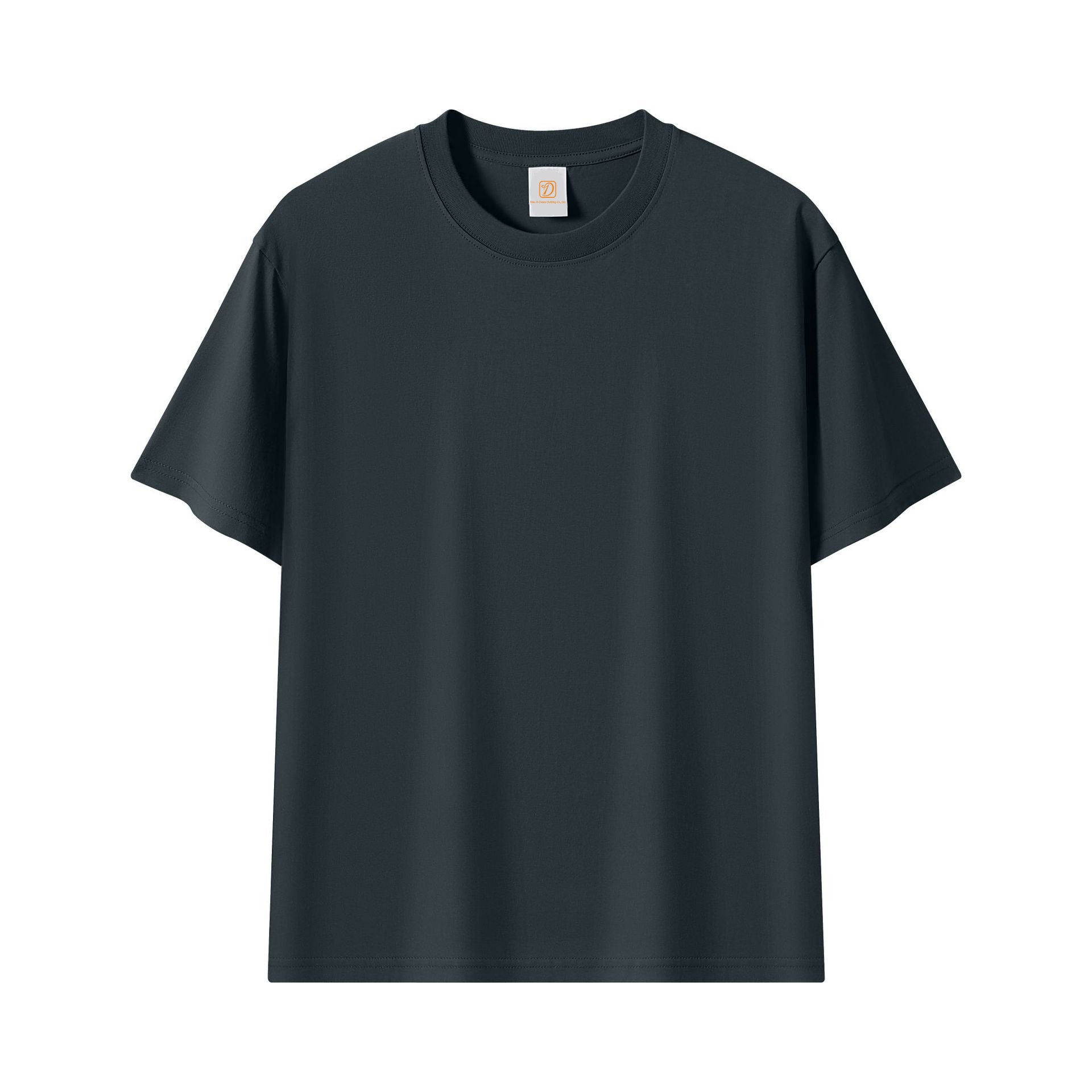 100% Cotton Multicolored Unisex High Quality Pure Color Round Neck Short Sleeve Drop Shoulder Streetwear Oversized Tshirts Wholesale