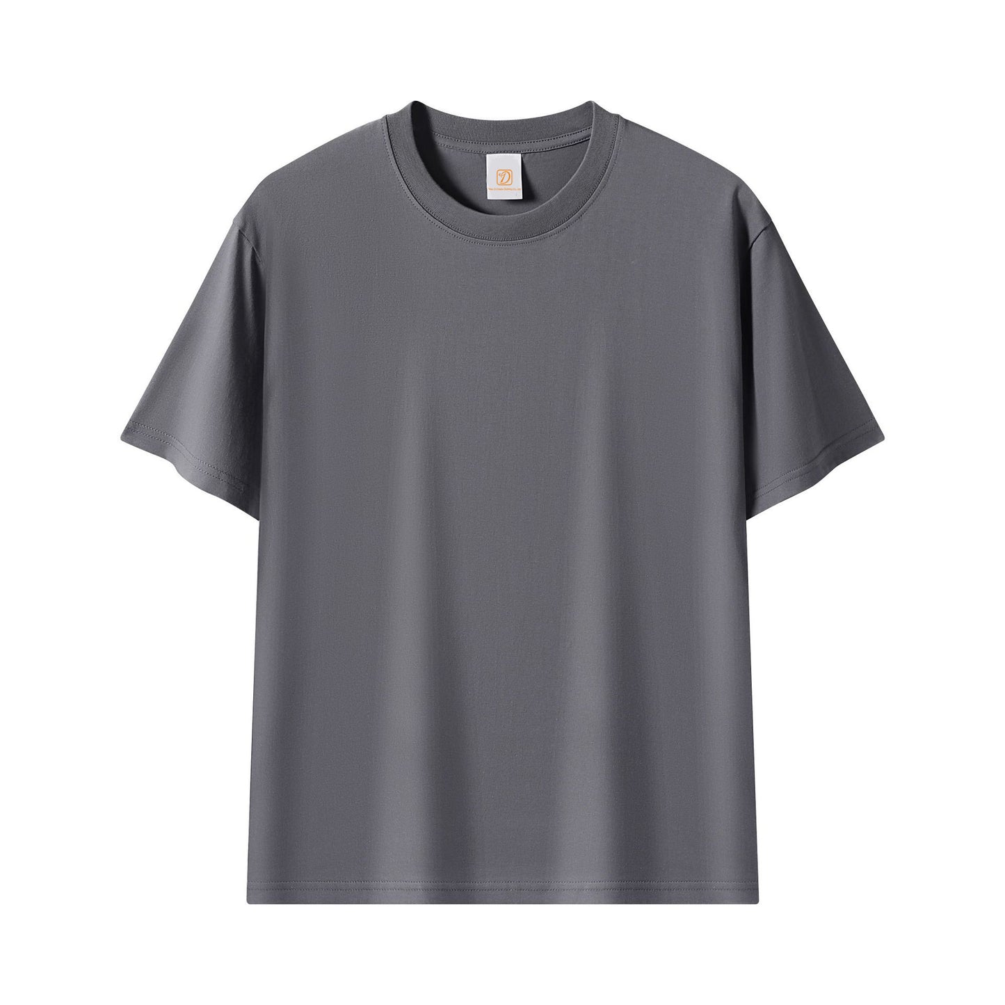 Men's T-shirts 2026 Summer New Design Custom High Quality Casual Heavy Cotton Fashion Loose Pure Color Plain T-shirts
