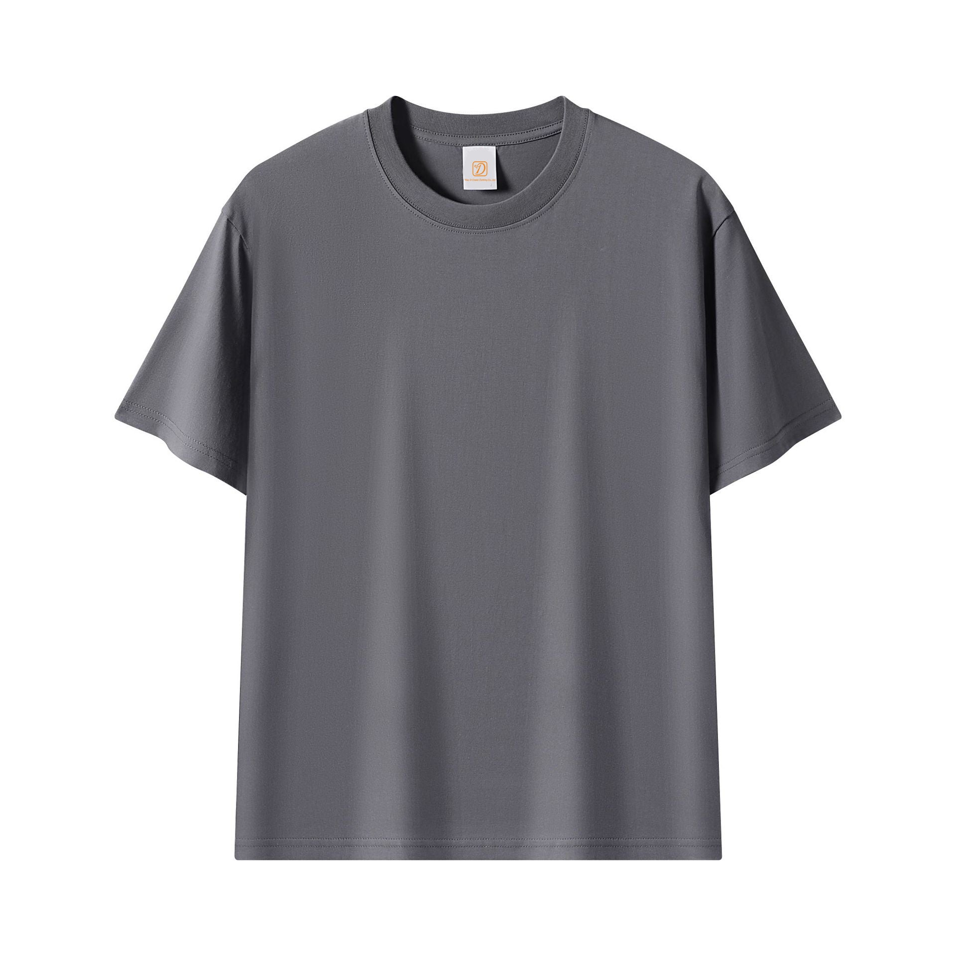 Men's T-shirts 2026 Summer New Design Custom High Quality Casual Heavy Cotton Fashion Loose Pure Color Plain T-shirts