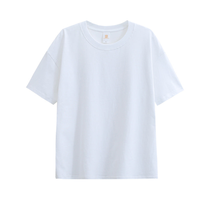 Boxy Short Sleeve Drop Shoulder Round Neck Hip Hop Fashionable Custom logo Streetwear Wholesale Hoodies for Men