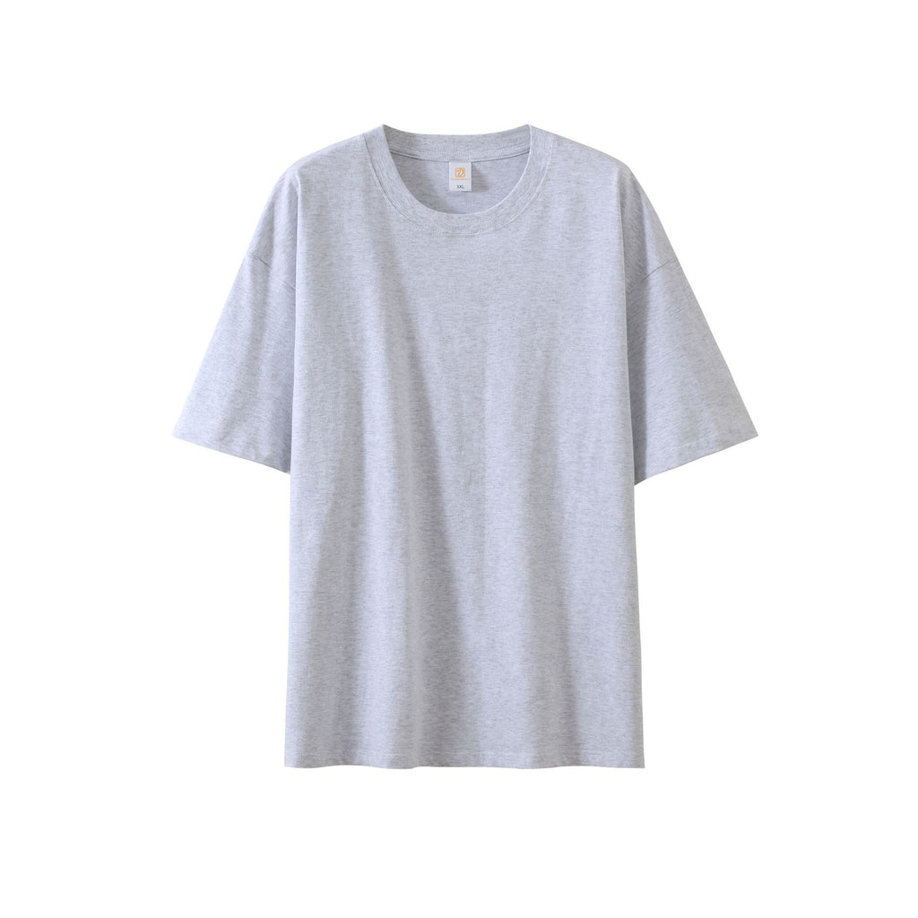 230g 100% Cotton t Shirt 2026 Summer New Design High Quality O-neck Drop Shoulder Blank Loose Boxy Wholesale Men's T-shirts