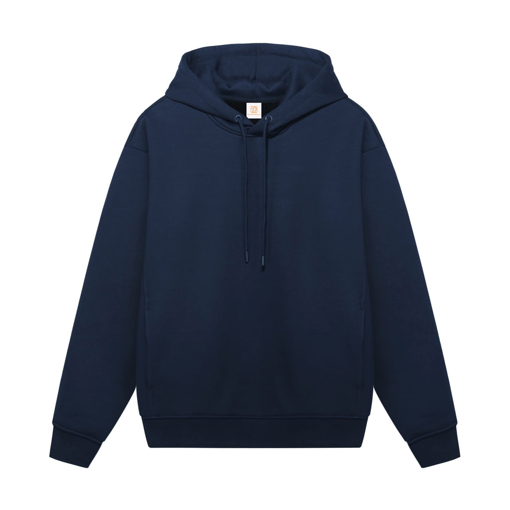 600G Heavyweight Loose Fleece Blank Pullover Custom Streetwear Puff Print Drop Shoulder Blank Hoodies High Quality