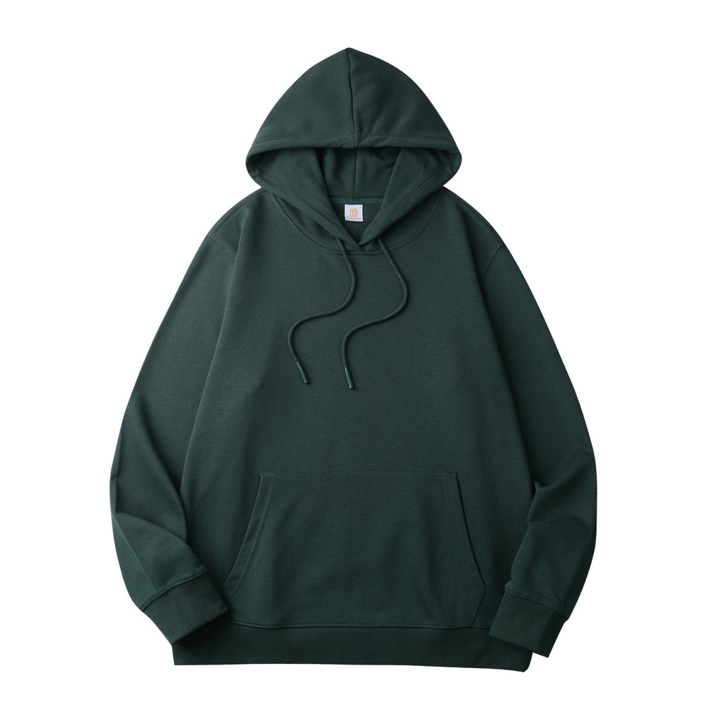 2025 New Mens 100% Cotton 500gsm Blank Oversized Men's Hoodies Custom Puff Printing Logo Plus Size Unisex Pullover Hoodie