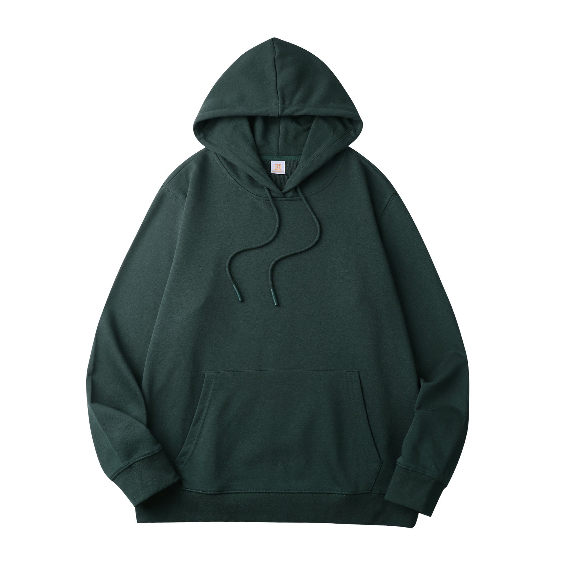 2025 New Mens 100% Cotton 500gsm Blank Oversized Men's Hoodies Custom Puff Printing Logo Plus Size Unisex Pullover Hoodie