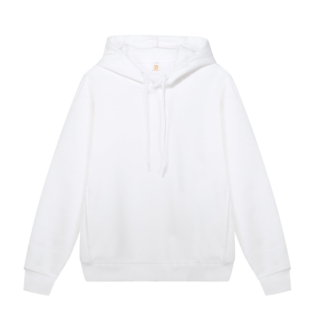 600G Heavyweight Loose Fleece Blank Pullover Custom Streetwear Puff Print Drop Shoulder Blank Hoodies High Quality