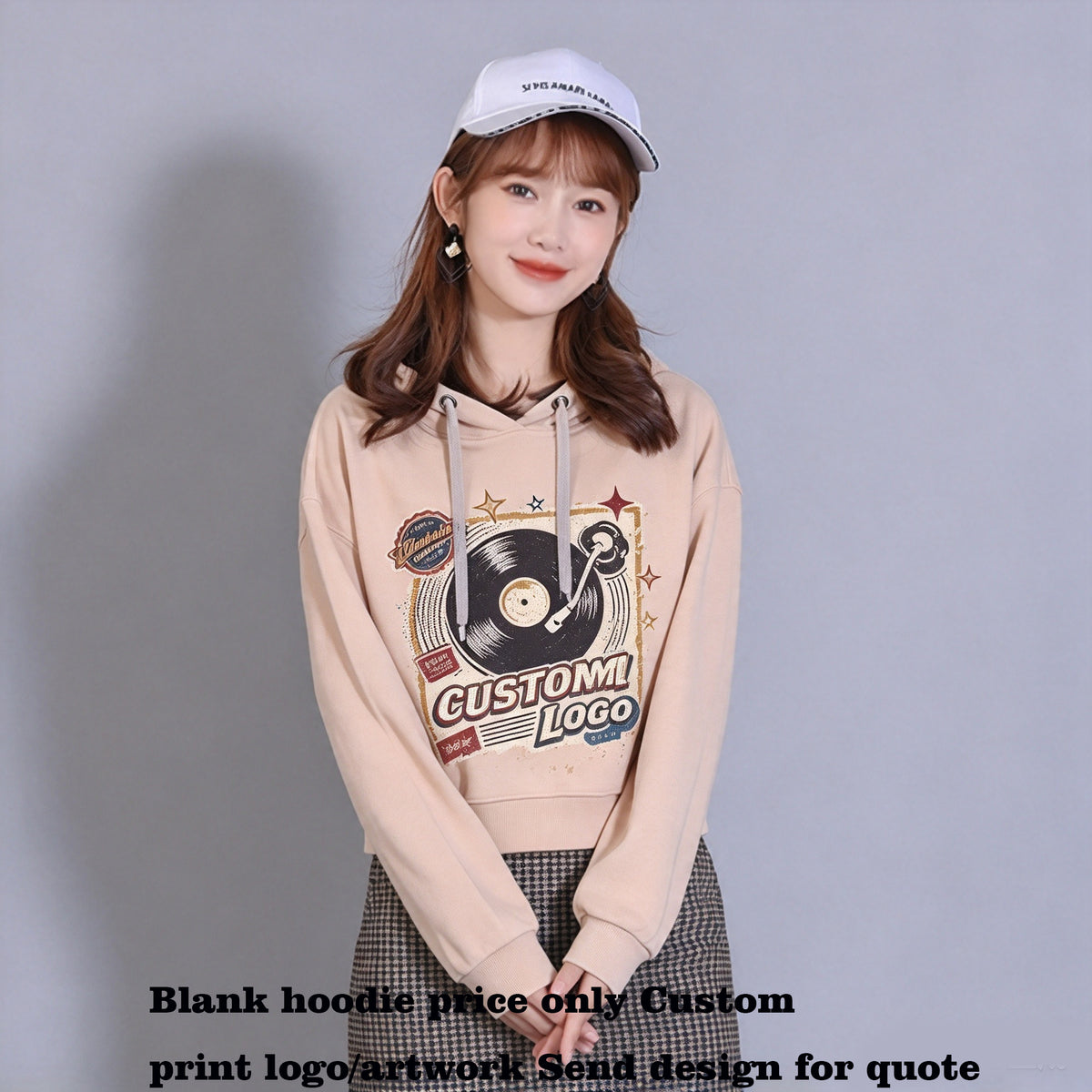 High Quality Oversized Heavyweight Hoodies 8 Color Women's Short Sleeved Unisex Hoodie American Style Design Winter Style