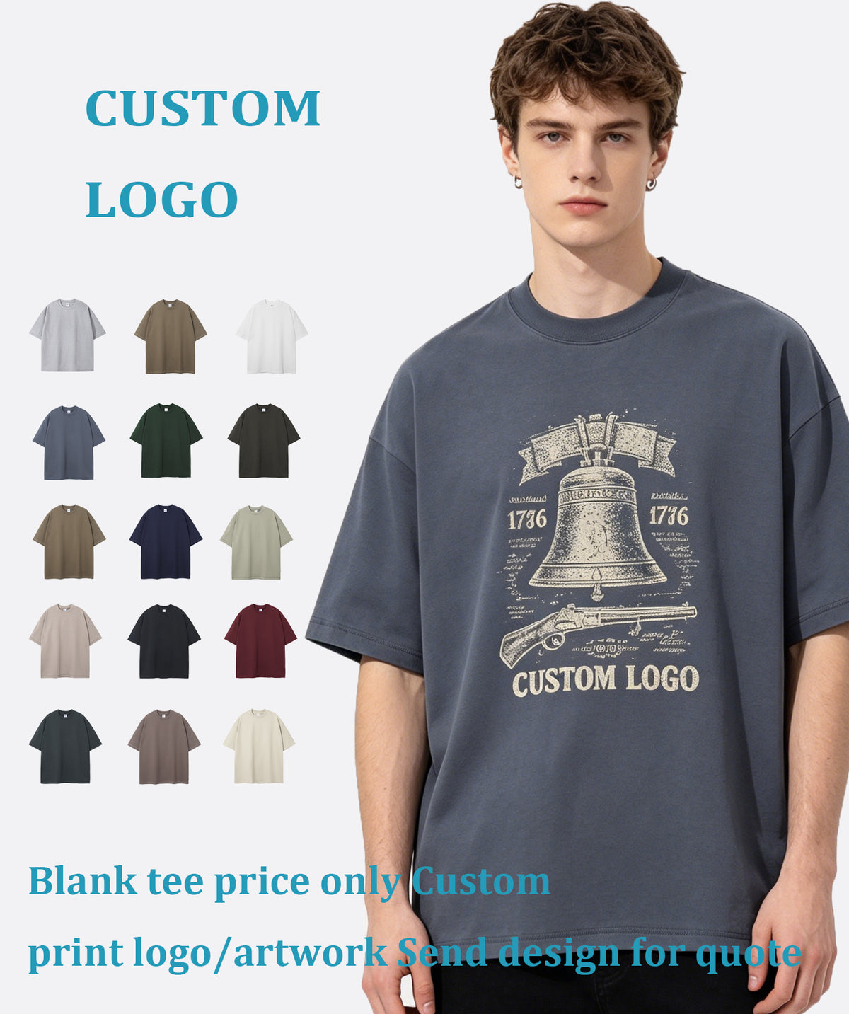 Oem Brand Available Customized t Shirts Heavy Duty Loose Sleeved Short Sleeved Shirt Plain Tshirts for Printing Simples Style