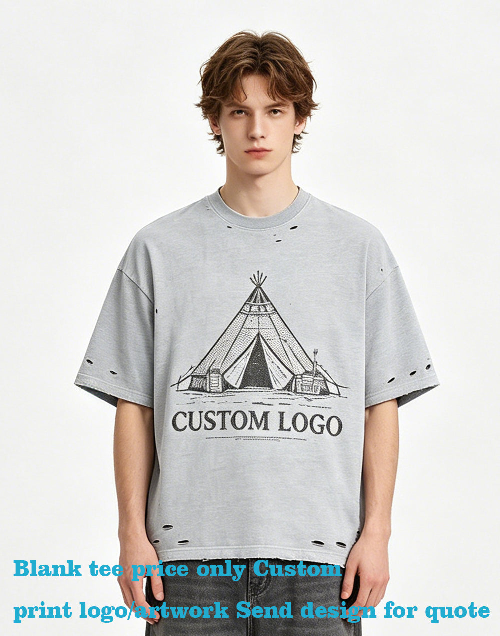 Summer Unisex Medium Fit Oversized t Shirts Customized Plain Tshirts for Printing You Can Customize Your Favorite Pattern