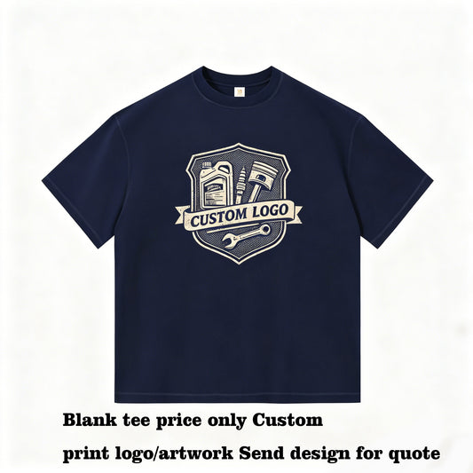 Men Tshirts High Quality Weathered and Whitened Water Wash Long Sleeved Oversized Shirt Plain for Printing American Style