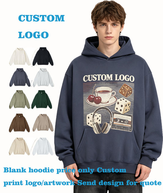 Heavy Duty Fleece Pullover with No Hood and Shoulder Straps Manufacturer Hoodies Custom Hoodies Men High Quality American Style