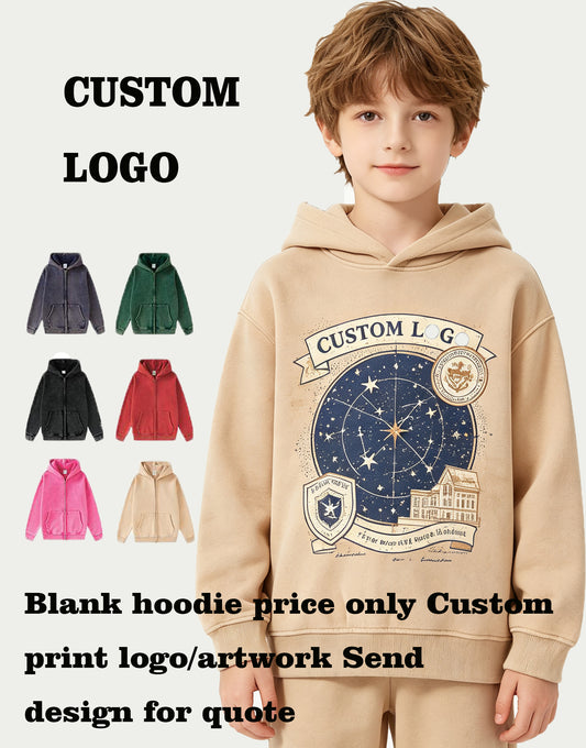Customized High Qualityunisex Hoodies Washable Cotton Padded Fleece Pullover with Batik Print and Zippers Personalized Design
