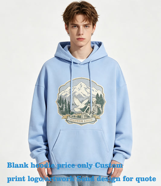 Wholesale 430grams Heavyweight Fleece Pullover Sweater Customize Your Own Exclusive Design and Multiple Processes to Choose From