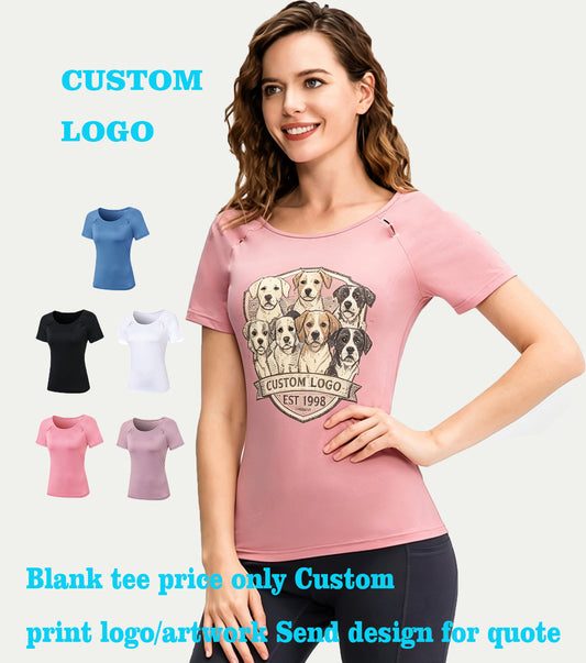 Customized Women's Sleeveless Fitness Round Neck Tight Quick Drying Stretchy High Waist Top High Quality Personalized Design
