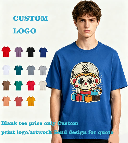 Loose Fitting Cotton Casual Brand T-shirt 19 Color Short Sleeved Round Neck T Shirt in a Fitted Design Free Sample t Shirt