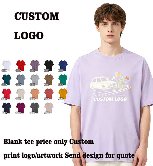 Personalized Design 15 Color Cool and Soft Pure Cotton Round Neck Plain Colored Short Sleeved Fitted Design Men High Qualitya