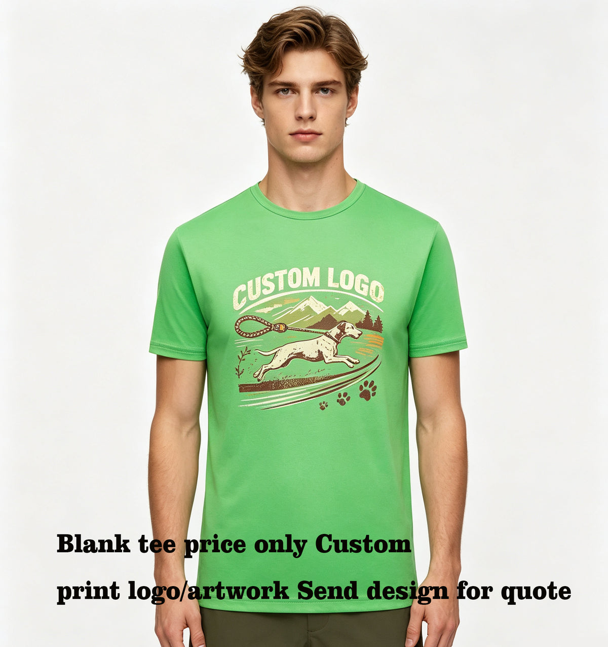 Can Customize Your Favorite Pattern 10 Color Lightweight Polyester T Shirt with a Fitted Design T Shirt From a Trendy Bran