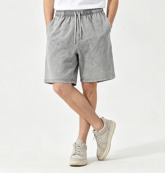 Customized Shorts 100 Cotton Blanc Vintage Style Short with Snowflake Patterns Multiple Processes to Choose From Free Sample