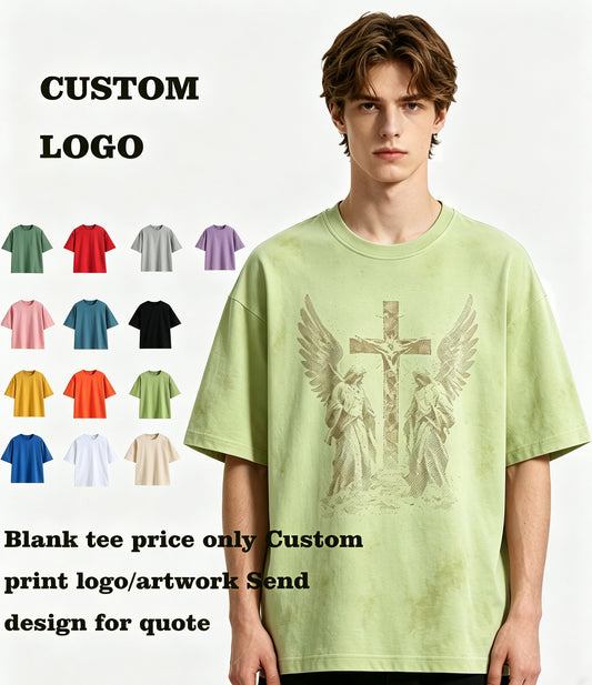 Oem Brand Basic T-shirt 13 Color 100% Cotton Dropped Shoulder Loose T Shirt High Quality t Shirts Wholesale China Unisex t Shirt