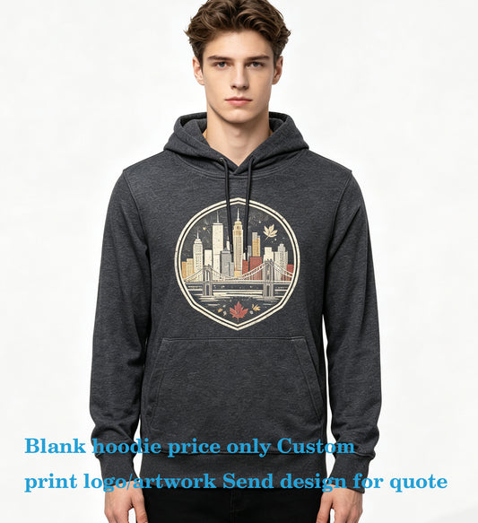 American Streetwear Style Fashion Men's Hoodies Customizend Crop Hoodies Men Hoodie From a Trendy Brand Free Sample Hoodie