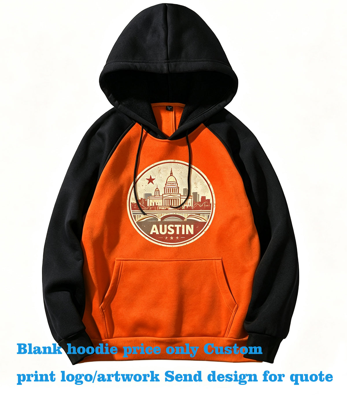Plain Hoodies Custom logo You Can Customize Your Favorite Pattern and Multiple Processes to Choose From From a Trendy Brand