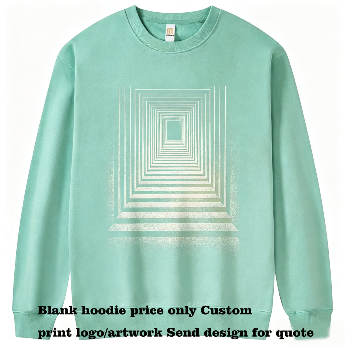 Mens Crewneck Sweatshirt From a Trendy Brand Pure Cotton Loose Fitting Slightly Dropped Shoulder Round Neck Hoodie High Quality