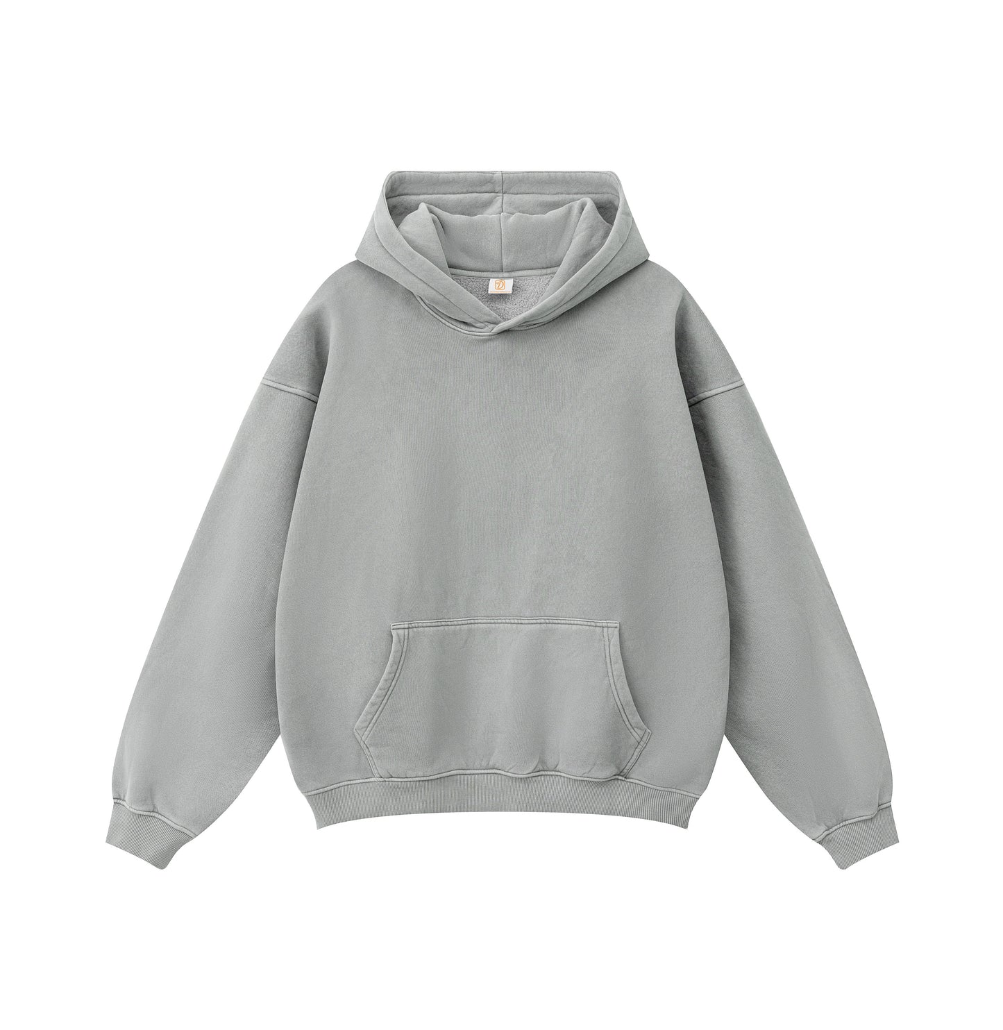 Custom Printed Reversible Stitch Pullover Sweatshirt French Terry Heavyweight Distressed Acid Wash  Washed Men Hoodie