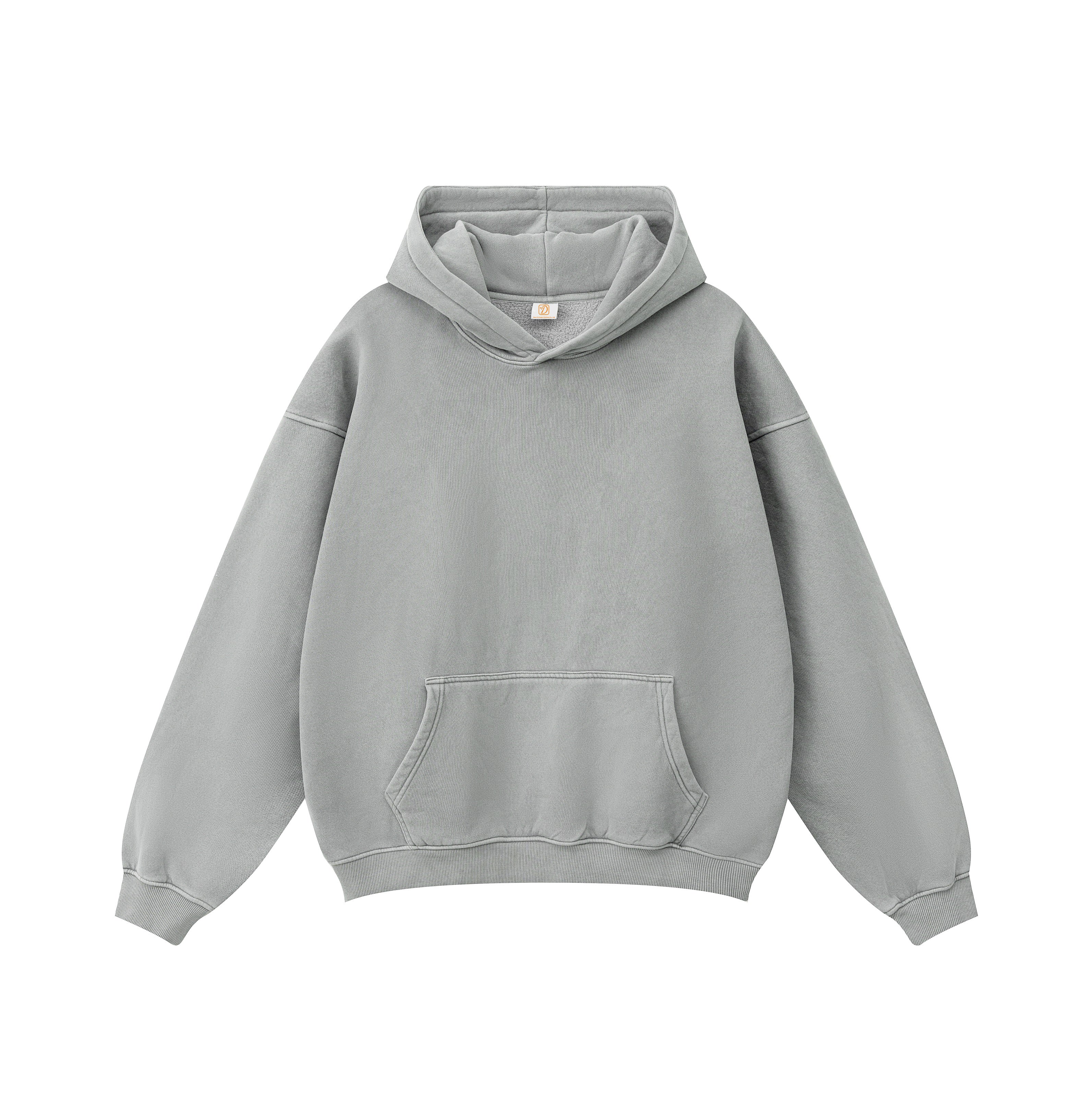 Custom Vintage Blank High Quality 340G Heavyweight Streetwear Screen Printed Sublimation Drop Shoulder Fashion Cheap Hoodies