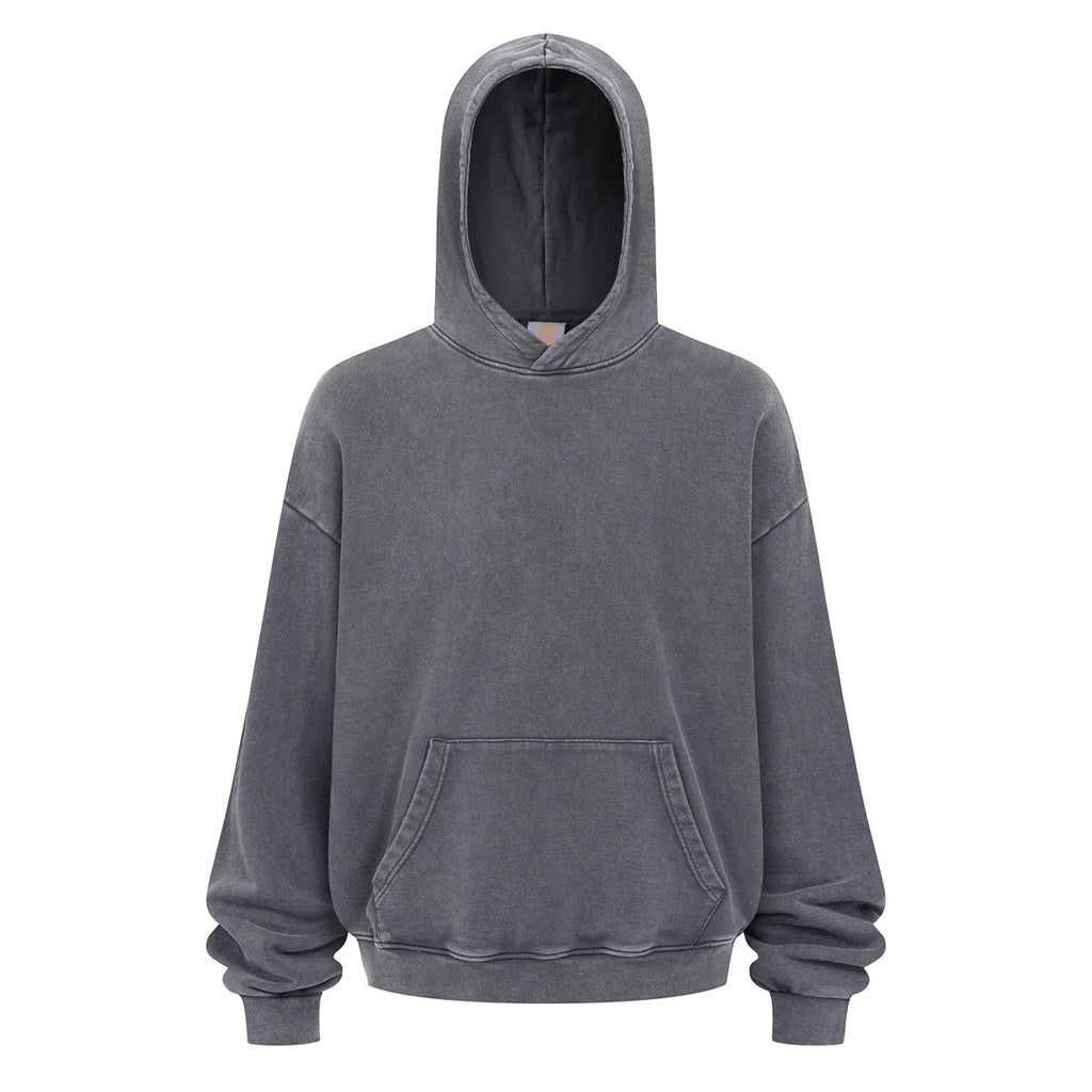 Custom Acid Wash Hoodie High Quality 100% Cotton Streetwear Hoodies Wholesale Puff Printing Fashion Design Personalized Hoodies