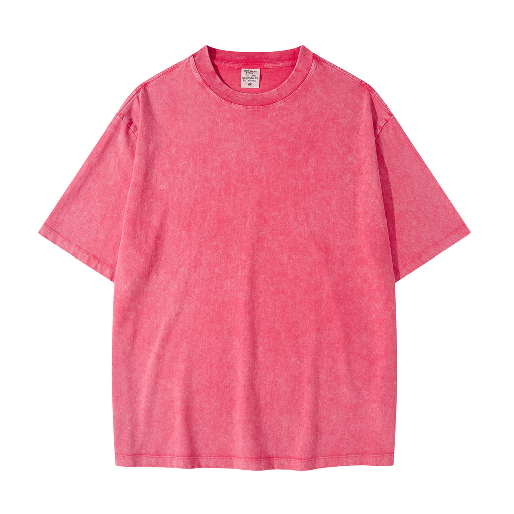Heavyweight Tshirt Loose Blank Washed High Quality Drop Shoulder Wax Printing Custom Embroidery logo Heat Transfers for T-shirts