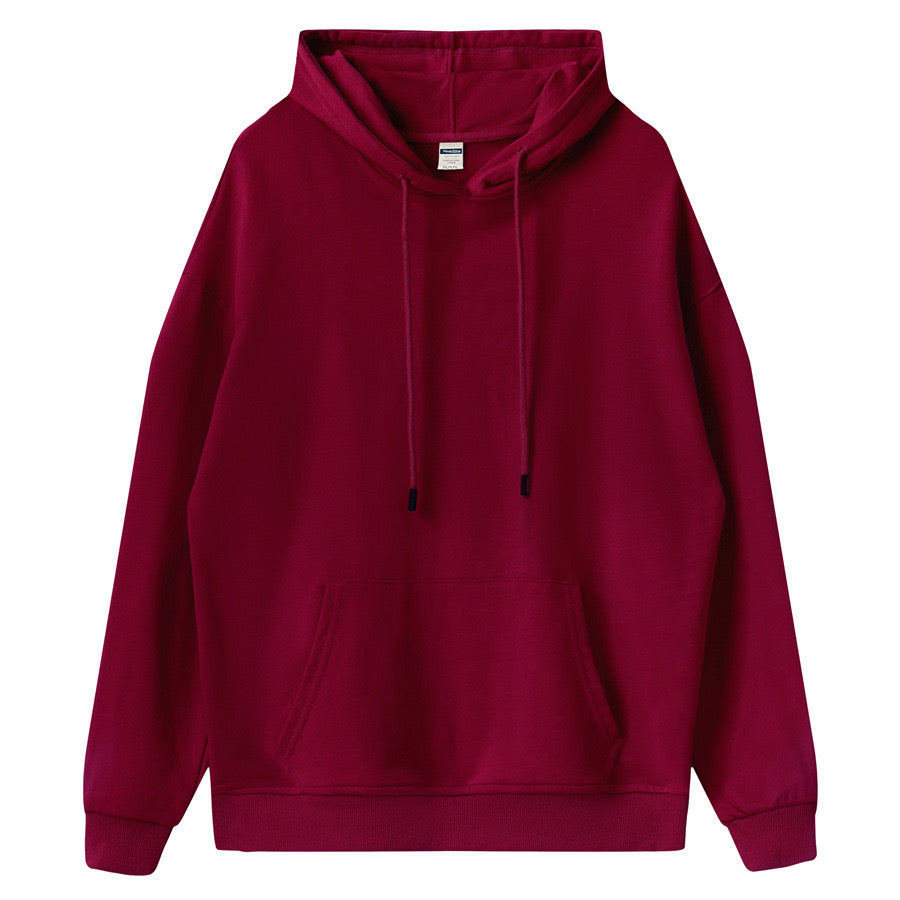 Customized Logo Men's Cotton 360gsm Round Neck Sweatshirt High Quality Simples Sweatshirt Pure Cotton Hooded Manufacturer