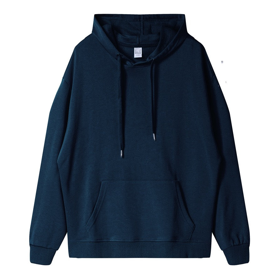 100% Cotton Pullover with Pompom Detailing and Hooded Design Loose Fitting Cotton Casual Brand Simples Hoodies Winter Style