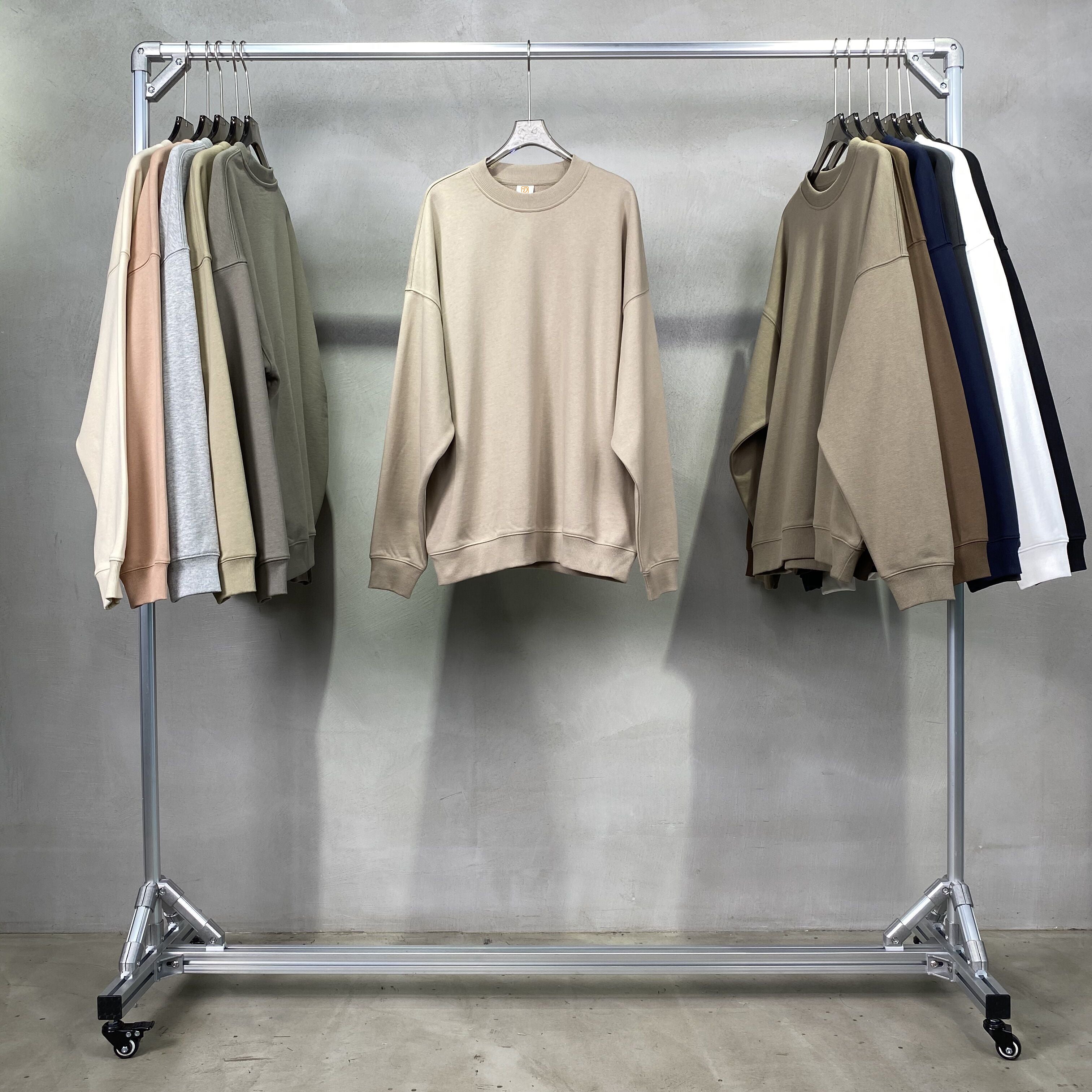 Heavyweight Polyester and Cotton Thick Hoodies Manufacturer  High Quality Custom Distressed Embroidery Hoodies