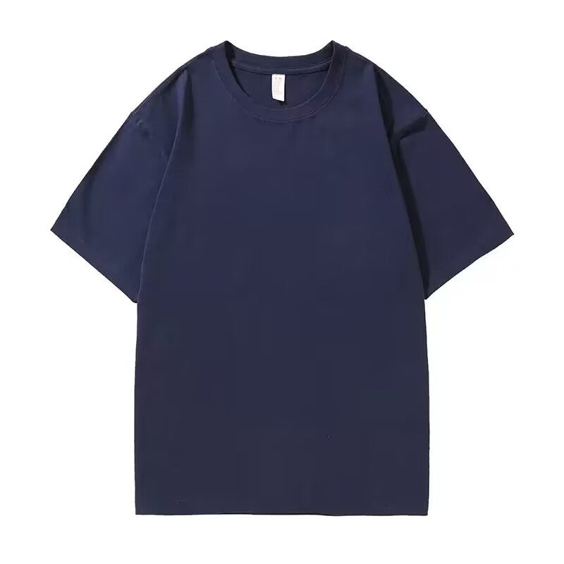 Custom You Can Choose the Pattern You Like Loose Fit Dropped Shoulder T Shirt Plain Tshirts for Printing High Quality Cotton
