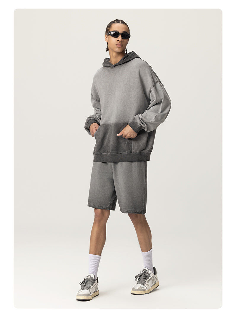 Hoodies 100% Cotton Vintage  Vintage Pullover High Quality Hoodie Pullover Heavyweight Embroidery  Distressed Oversized Hoodie