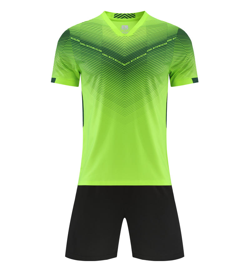 Suit Manufacture Men's and Women's 100% Polyester Fiber 7 Color Quick Drying Football Uniform Set Fashion Casual Version