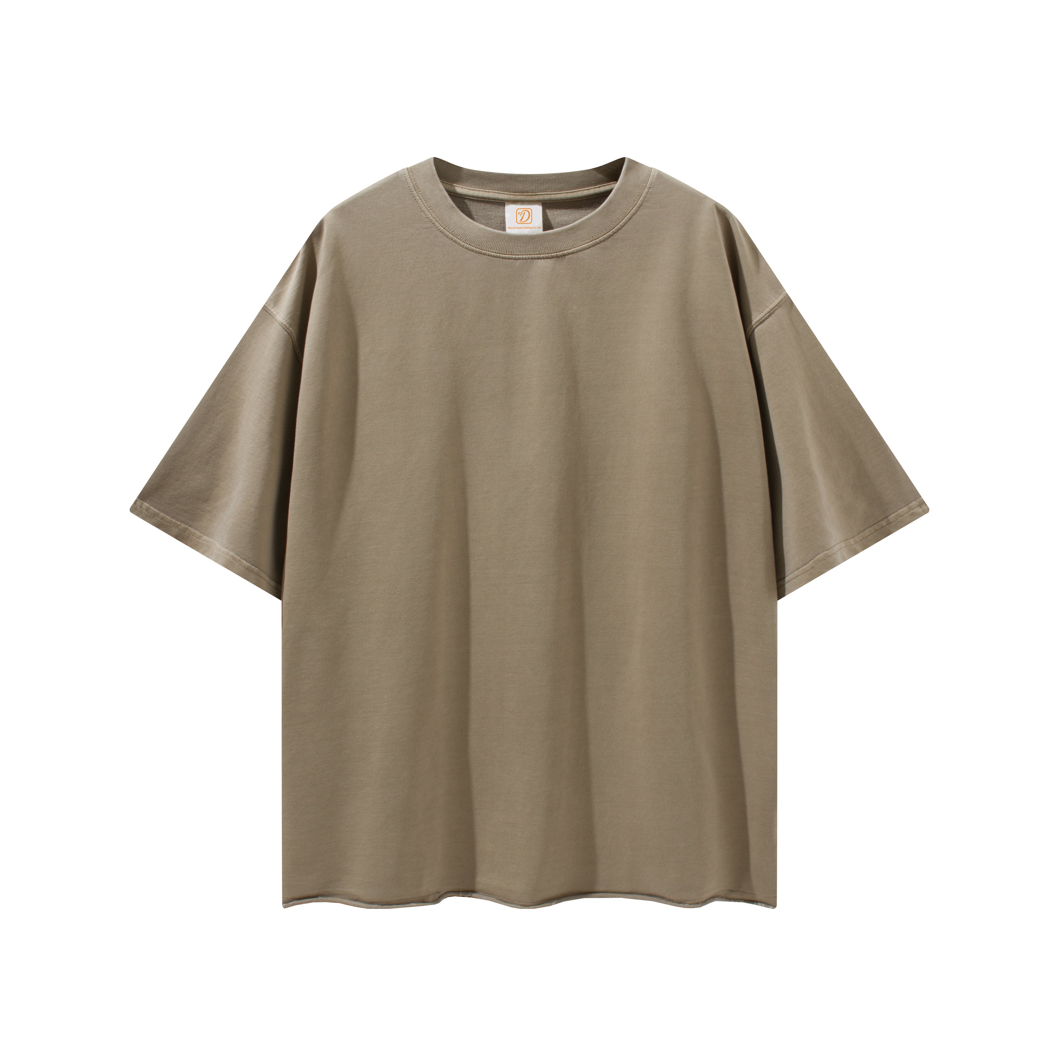 Customized t Shirts Acid Wash Oversized High Quality Short Sleeve 100% Cotton Round Neck Fashion Streetwear Personalized T-shirt