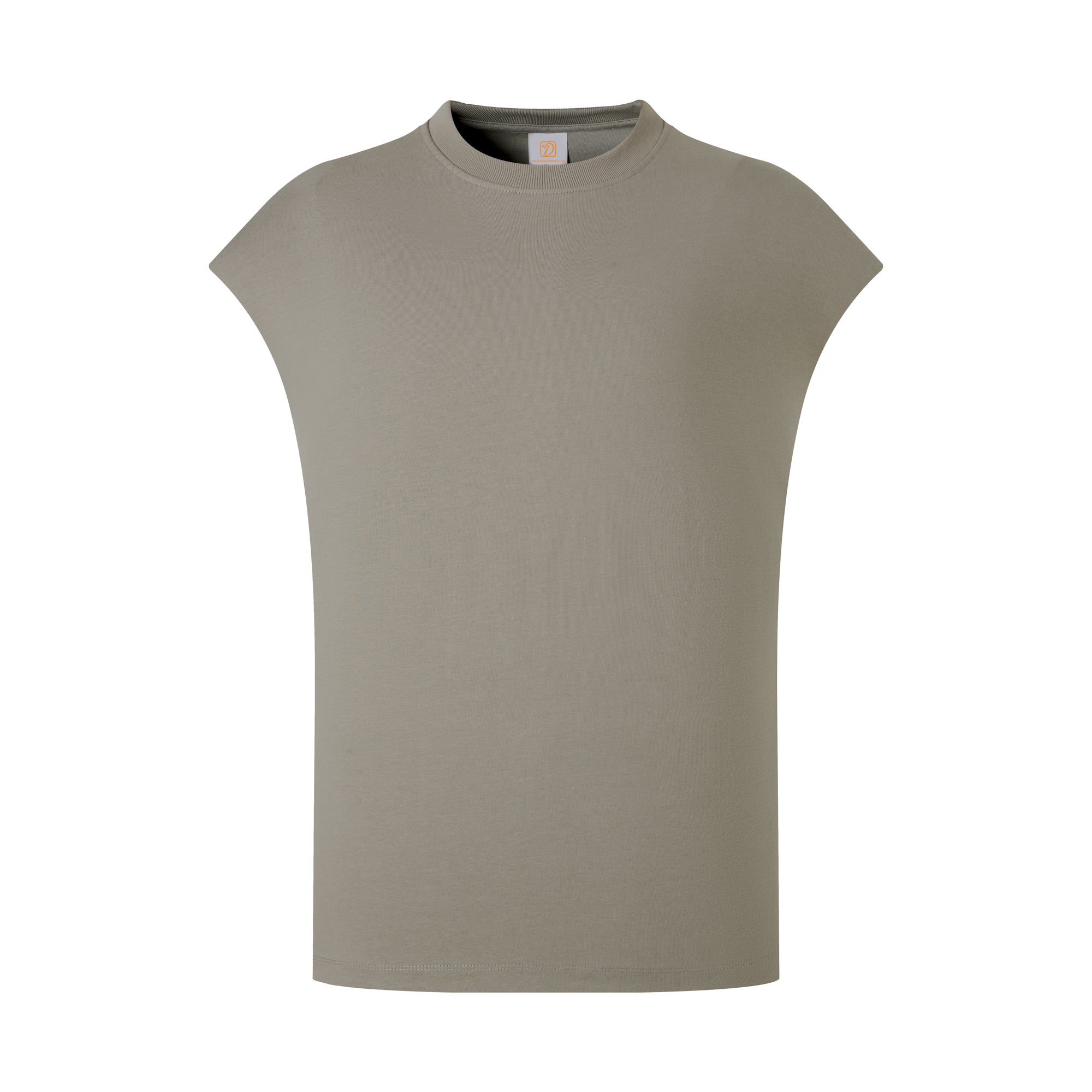 Heavy Duty Loose Fitting Sleeveless Top Men t Shirt High Quality Personalized T-shirt Design American Style 100 Cotton Blanc